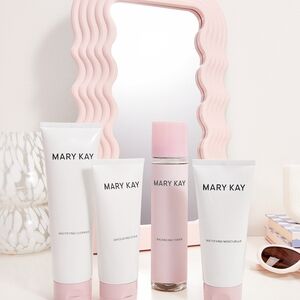 Mary Kay Skincare Collection with Pink and White
